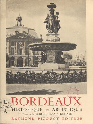 cover image of Bordeaux historique et artistique